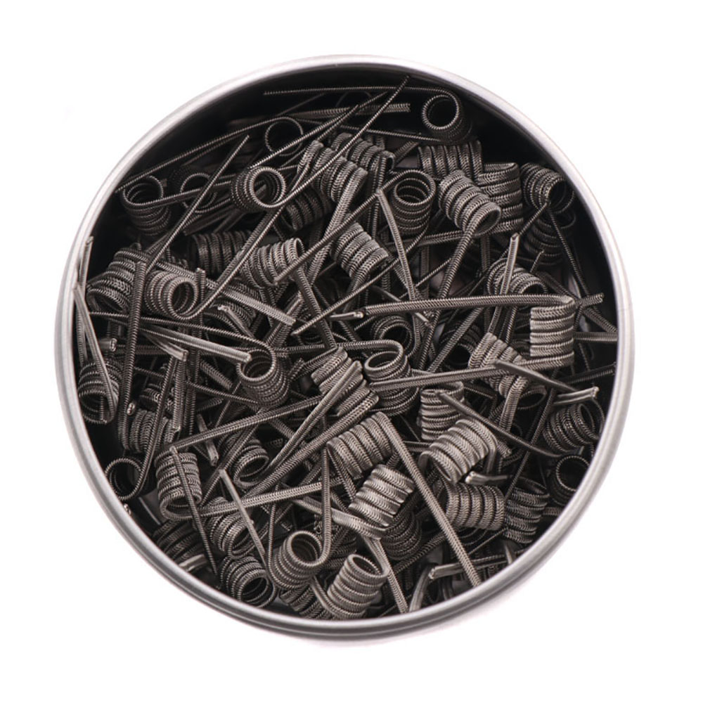 NEW XFKM 100PCS/box NI80/A1/SS - Clapton Wire Pre Built recension och pris