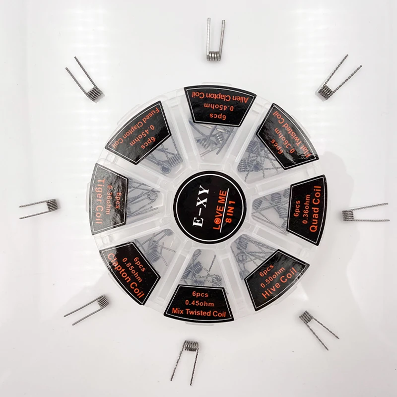 Vmiss 8 In 1 Prebuilt Coil Cla - Clapton Wire Pre Built recension och pris