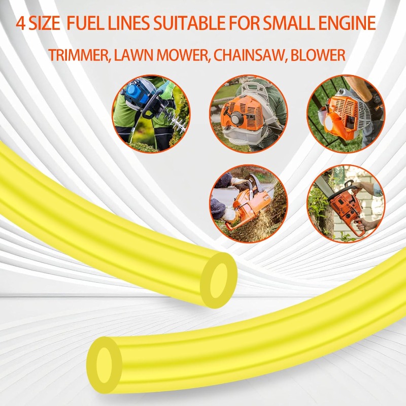 Yellow Fuel Line Hose Set 2x3. - Weed Vaping Accessories recension och pris