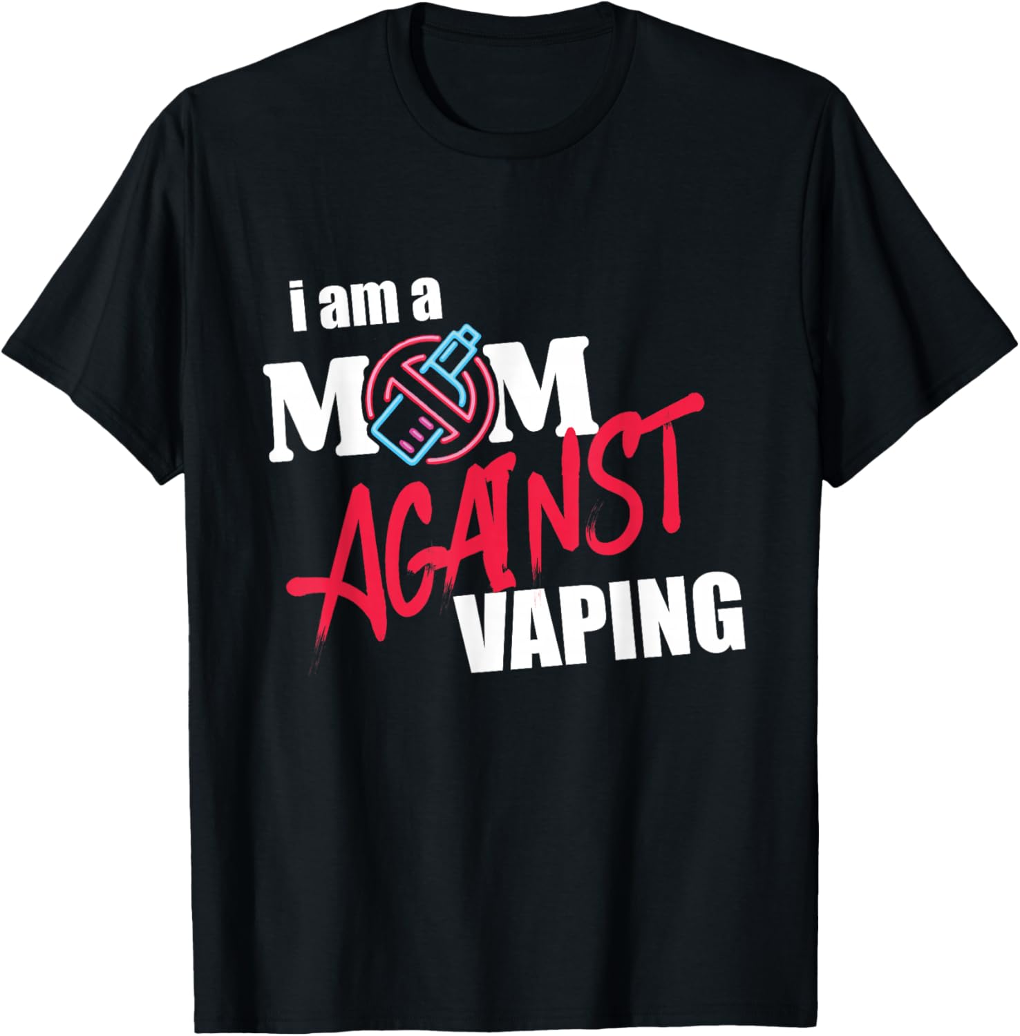 Mom Against Vaping Graphic Tee - Vaping Shop recension och pris