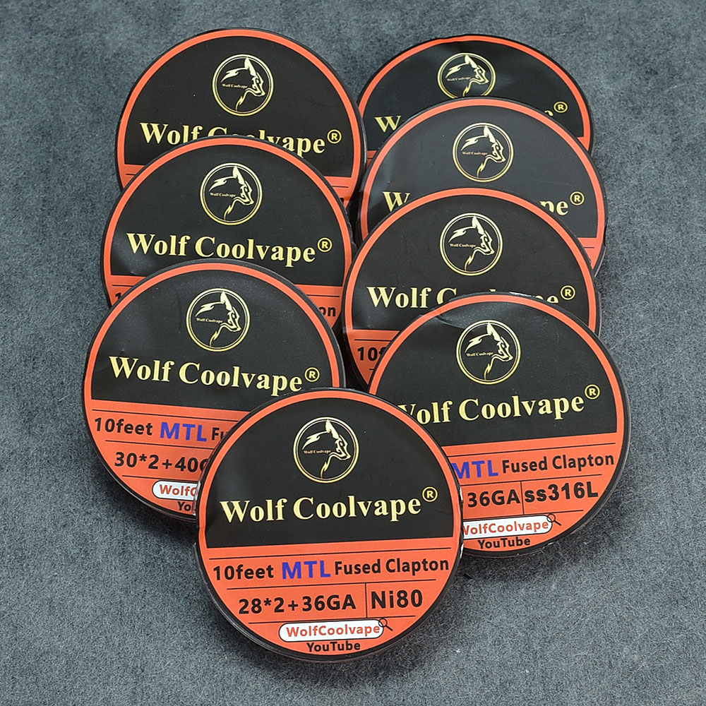 10Feet NI80/A1/SS316L MTL Fuse - Clapton Wire Pre Built recension och pris