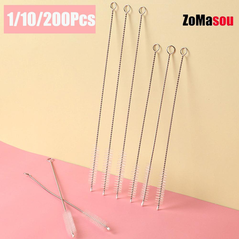 1-200Pcs Stainless Steel Straw - Weed Vaping Accessories recension och pris