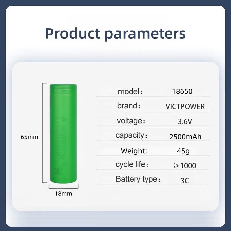 Victpower Genuine High Capacit - Vape Battery 18650 recension och pris