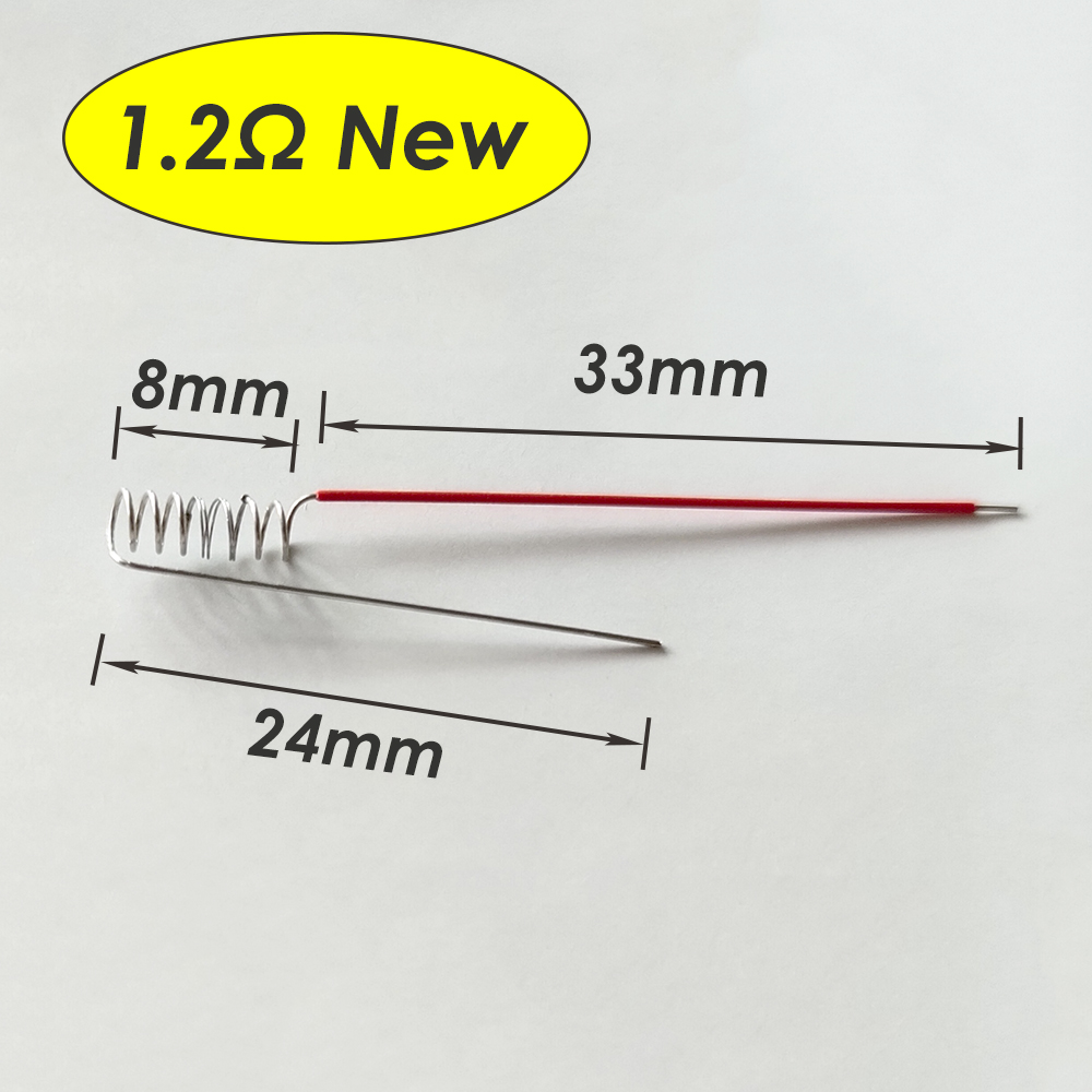 50/100pcs Resistance A1 1.2ohm - Coil Building Kit recension och pris