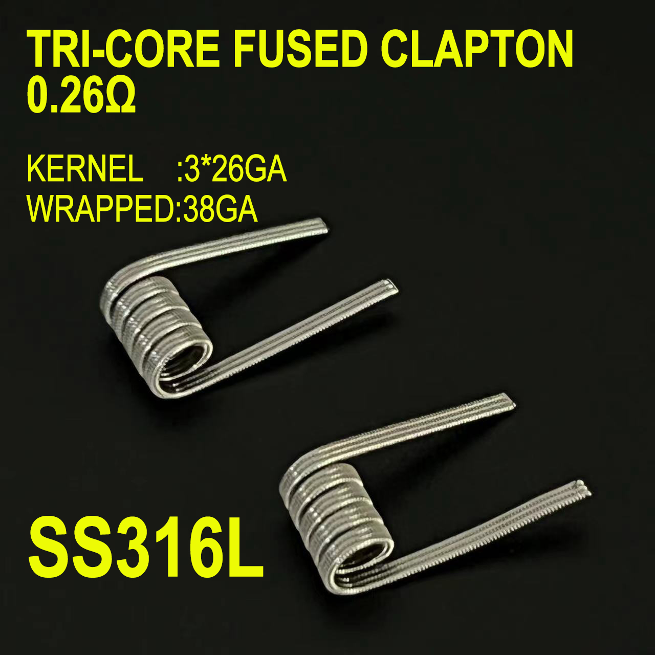 Spring Resistance ID 3.0mm 0.2 - Clapton Wire Pre Built recension och pris