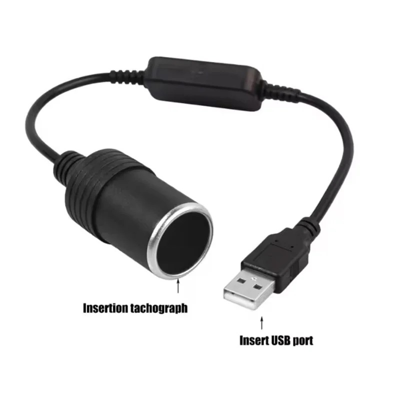 5V 2A USB To 12V Cigarette Lig - Accessories Experts Vape recension och pris