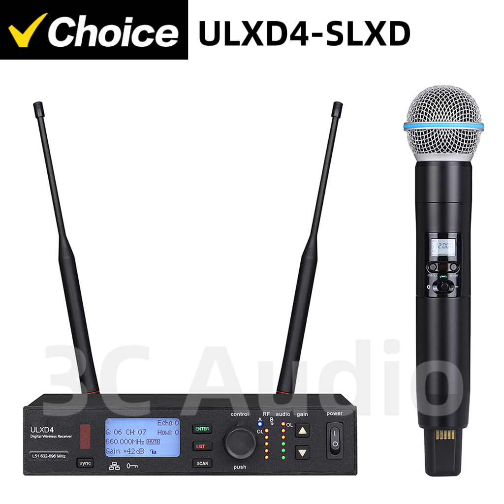 ULXD4-SLXD 500/600MHz Professi - Shure Mic Sm58 recension och pris
