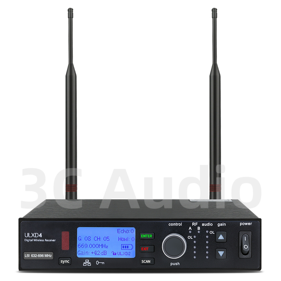 ULXD4-SLXD 500/600MHz Professi - Shure Mic Sm58 recension och pris