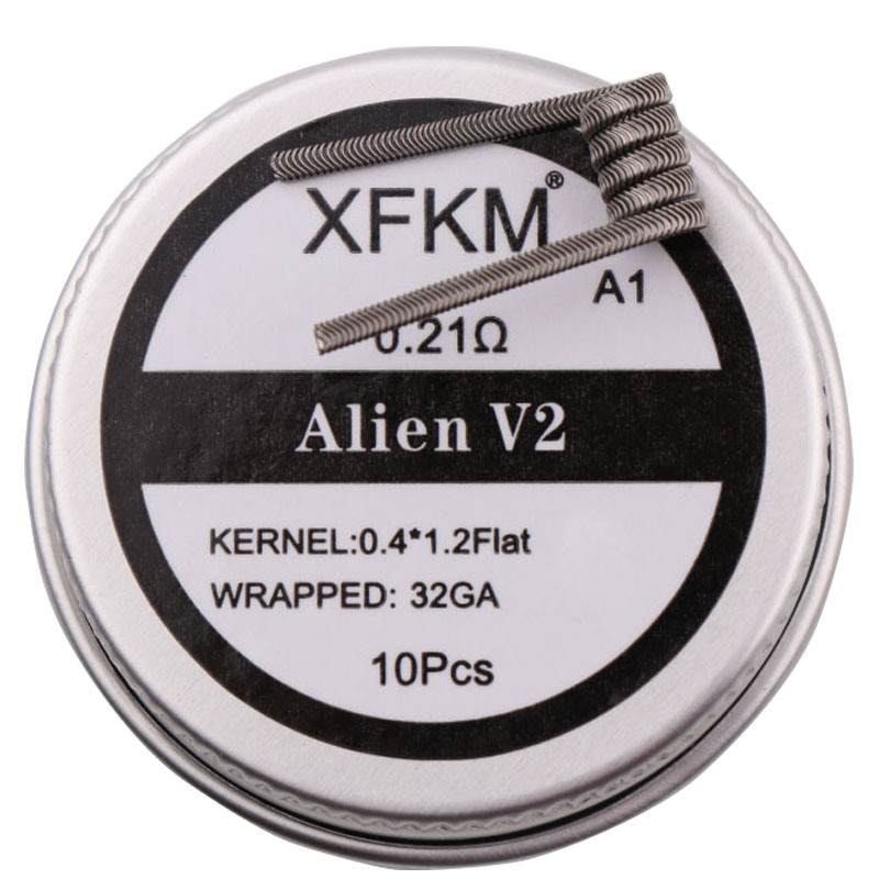 NEW XFKM NI80/A1/SS316L 10pcs/ - Clapton Wire Pre Built recension och pris