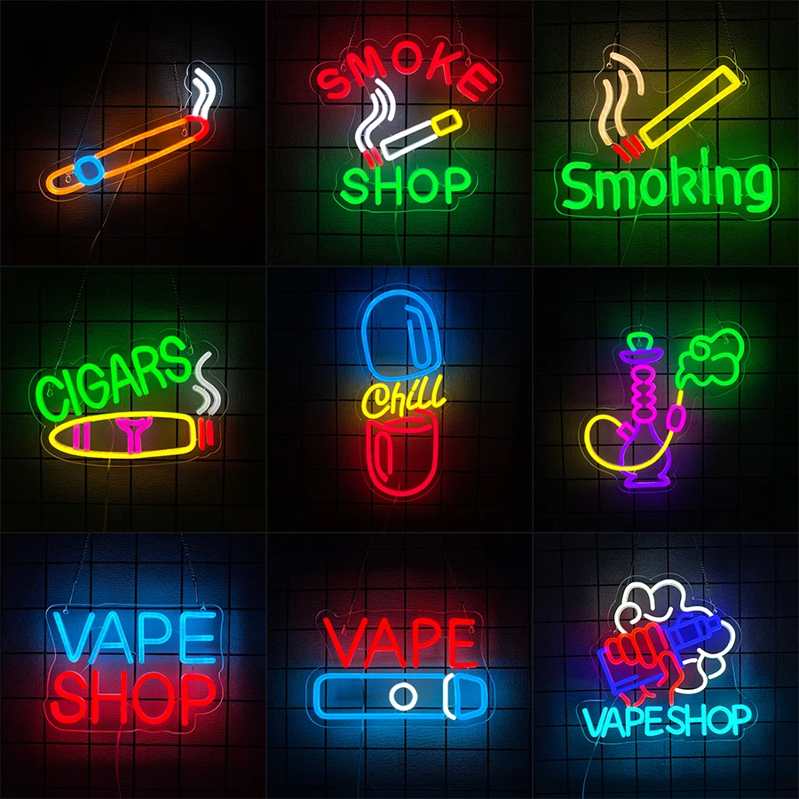 USB Bright Led Advertising Dis - Vaping Shop recension och pris