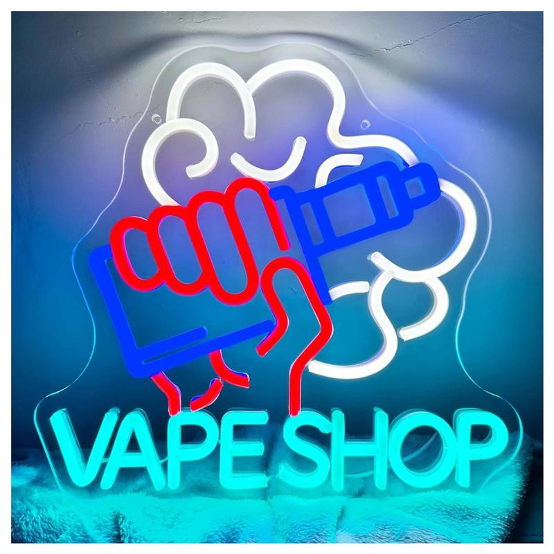 Vape Shop Neon Sign Hand Holdi - Vaping Store recension och pris