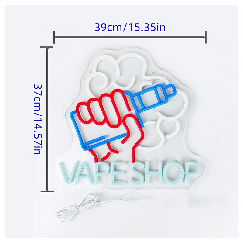 Vape Shop Neon Sign Hand Holdi - Vaping Store recension och pris
